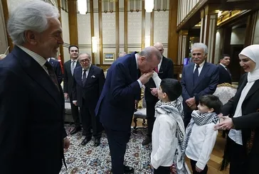 Başkan Erdoğan Jadallah ile görüntülü görüştü!