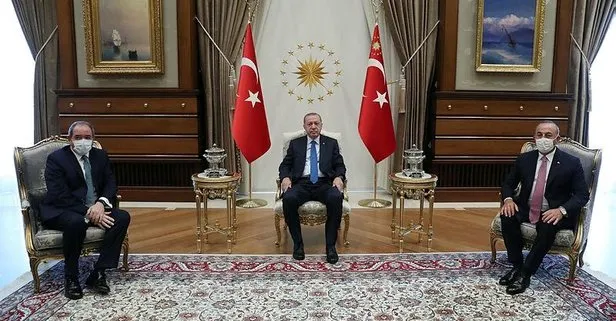 Son dakika: Başkan Erdoğan’dan Cumhurbaşkanlığı Külliyesi’nde peş peşe kabuller