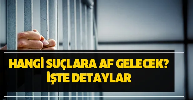 Hangi suçlara af gelecek? Detaylar belli oldu