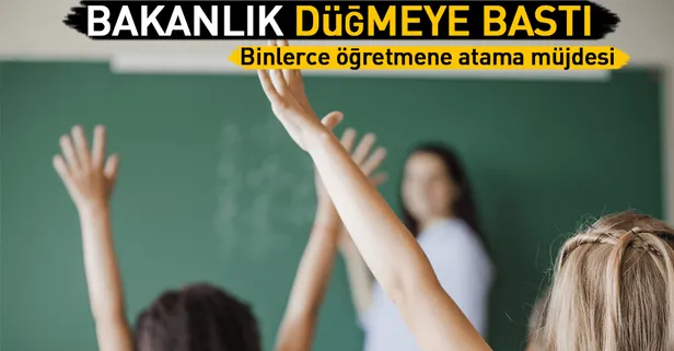 5 bin yeni öğretmen