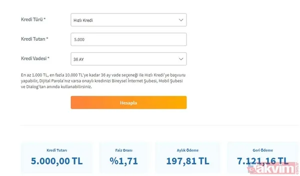 25.000 TL'ye kadar ihtiyaç kredisi veriliyor! 36 ay vade ve kolay ödeme jesti! Ayda 197,81 TL ödeyerek... Halkbank ve Ziraat Bankası ezber bozdu! - 3
