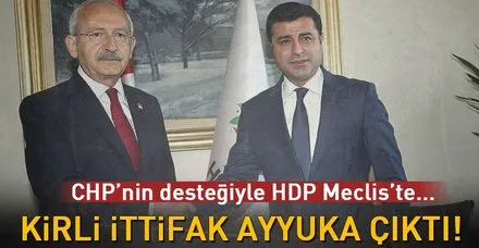 CHP'nin desteğiyle HDP Meclis'te