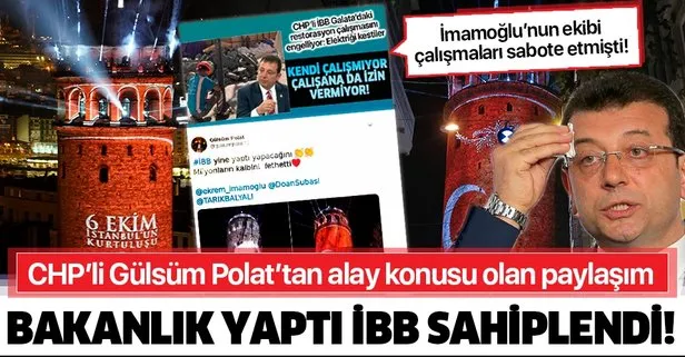 CHP'li İBB bakanlığın gösterisini sahiplendi