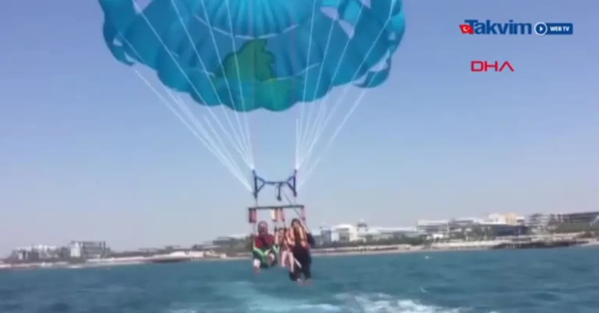 Antalya'da feci ölüm! Denize çakıldı... (Video)