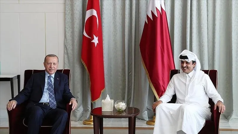 Başkan Recep Tayyip Erdoğan ile Katar Emiri Al Sani (Takvim.com.tr Arşiv)