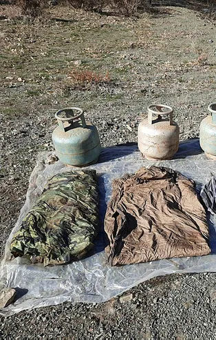 Tunceli’de teröristlerin kullandığı 7 sığınak imha edildi