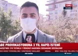 Kabe provokasyonuna 3 yıl hapis istemi