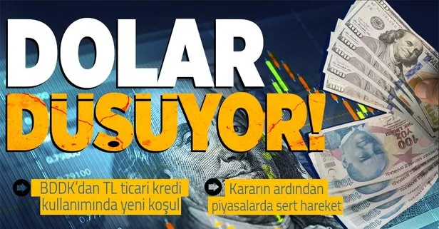 BDDK’dan TL ticari kredi kullanımında yeni koşul | Dolar/TL’de son durum...