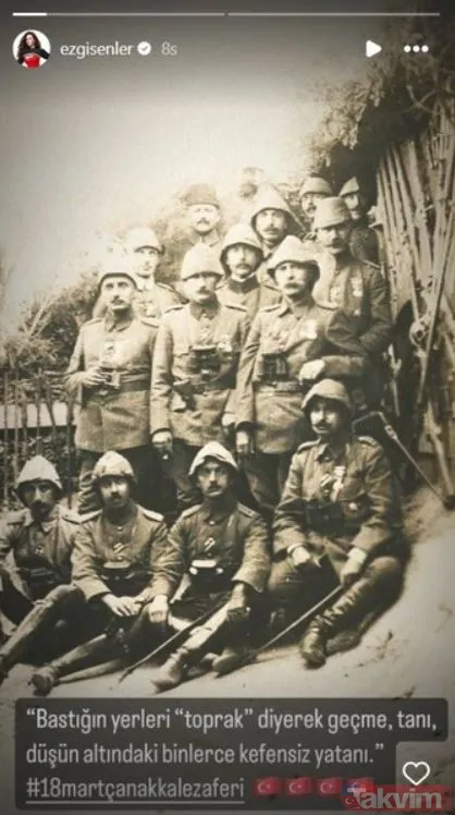 18 Mart Çanakkale Zaferi paylaşımları! Ünlüler art arda yayınladı: Müge Anlı’dan Demet Şener’e, Sinan Akçıl’dan Ebru Gündeş’e... - 8