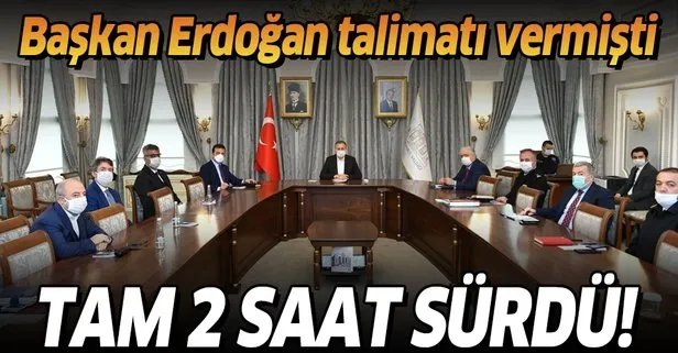 Erdoğan talimatı vermişti! Tam 2 saat sürdü