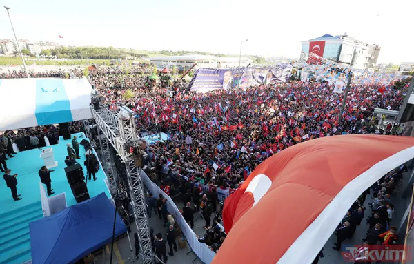Başkan Erdoğan Tekirdağ'daki coşkulu kalabalıkla bir araya geldi! "Tekirdağ'ı 14 Mayıs akşamı daha çok seveceğiz" - 11