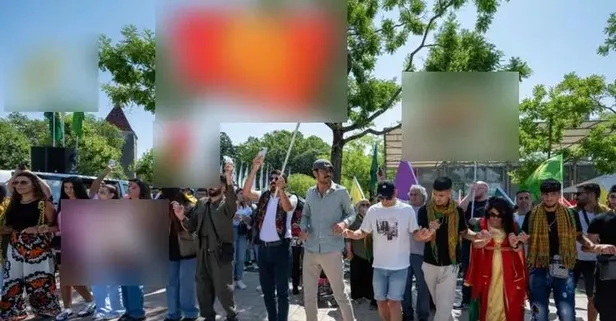 Lozan'ın 100. yılına 2 gün kala İsviçre'de skandal görüntüler: Terör örgütü PKK paçavraları açıldı