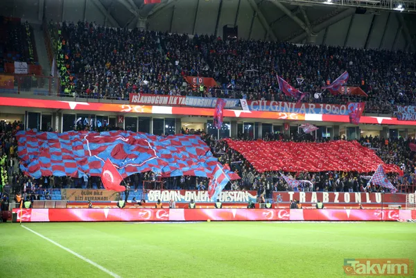 Trabzonspor Galatasaray karşılaşması nefes kesti! İşte maçtan kareler... - 9