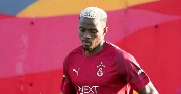 Galatasaray’da sakatlığı bulunan Victor Osimhen idmanda yok