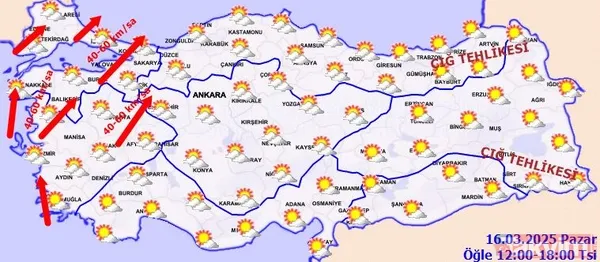 Buzlanma, Don Olayı Ve Sis Uyarısı Özellikle Sabah Ve Gece Saatlerinde, Doğu Bölgelerde Buzlanma Ve Don Olayı Yaşanması Bekleniyor. İç Ve Doğu Kesimlerde İse...