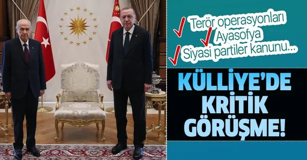 Son dakika: Başkan Erdoğan, MHP lideri Devlet Bahçeli’yi kabul etti! İşte Erdoğan ve Bahçeli’nin kritik gündemi