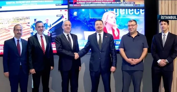 Suudi Arabistan'ın Ankara Büyükelçisi Fahad bin Assaad Abu Al-Nasr, Turkuvaz Medya Grubu'nu ziyaret etti