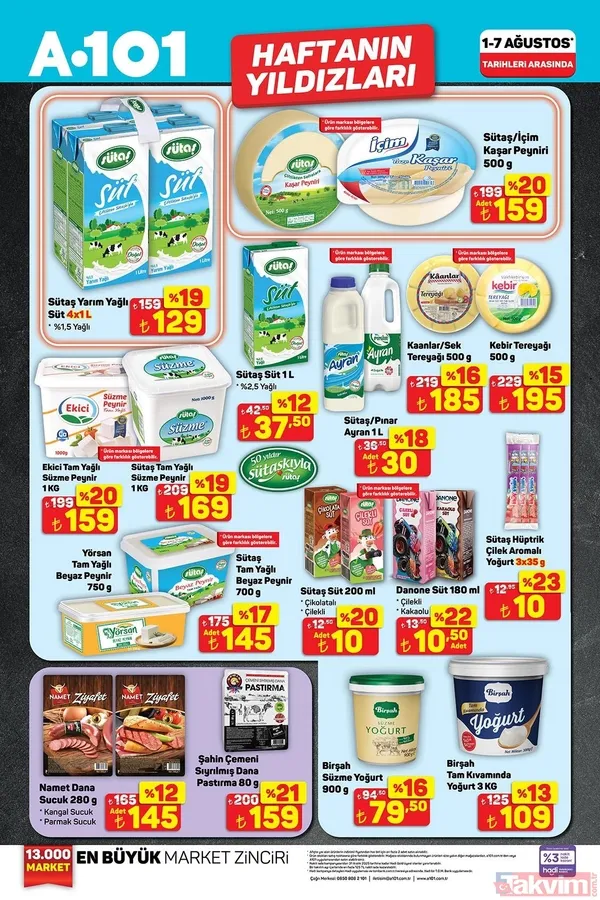 A101 7 Ağustos Perşembe kataloğu açıklandı! Bu hafta neler var? İşte tam ürün listesi ve fiyatlar - 39