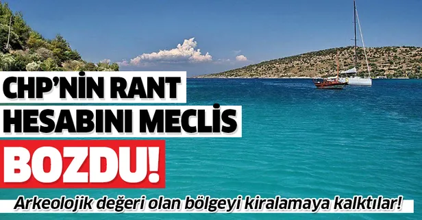 CHP’li Bodrum Belediyesi'nin ‘Karaada’ planına meclisten ret!