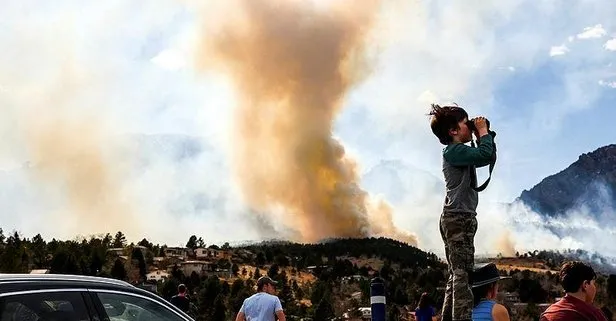 Amerika Birleşik Devletleri’nde yangın paniği! 20 bin kişi tahliye edildi