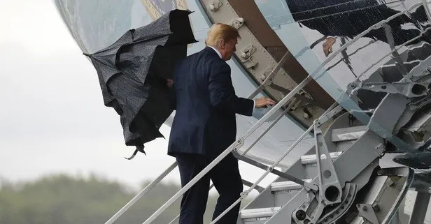 Sosyal medya Trump ve şemsiyesini konuştu!