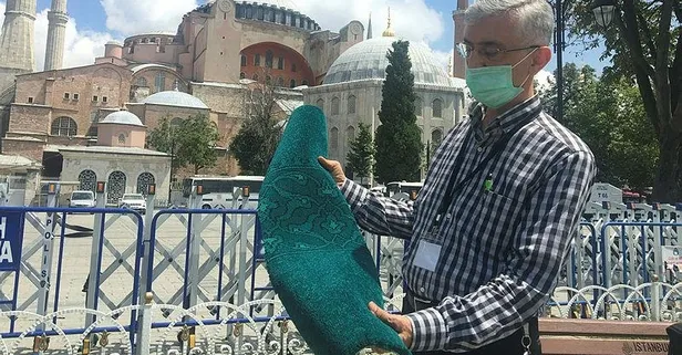 Başkan Erdoğan'dan Ayasofya halısı için talimat: Yerli yünün en iyisini kullanalım