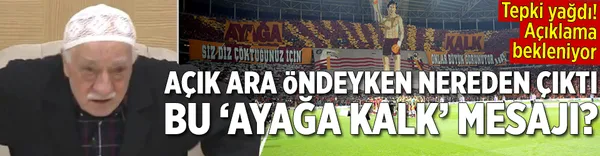 Derbide tepki çeken koreografi için soruşturma!-1