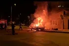 Edirne'de korkunç olay! Kaza sonrası otomobil alev aldı: 4 ölü | Kimlikleri belli oldu