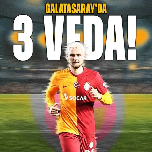Galatasaray’da 3 ayrılık!