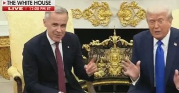 ABD Başkanı Trump’ın “51. eyalet” şakası, Carney ile görüşmeye damga vurdu