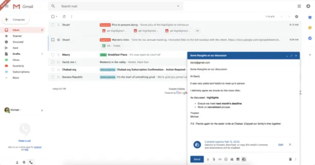 Gmail'de kendi kendini imha eden mail dönemi-2