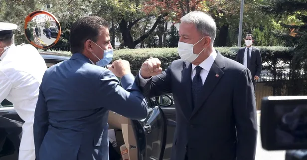 Son dakika: Milli Savunma Bakanı Hulusi Akar, Libya Savunma Bakanı ile görüştü
