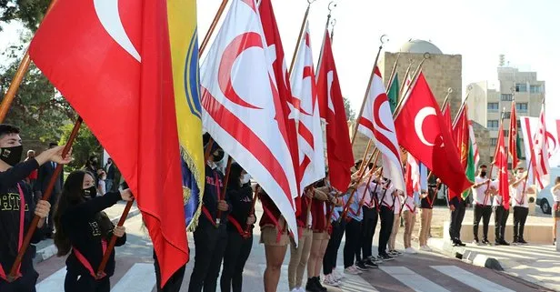 KKTC’de 29 Ekim Cumhuriyet Bayramı törenlerle kutlandı