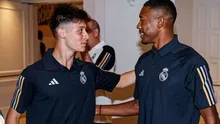 Real Madridin genç yıldızı Arda Güler, David Alabaya Türkçe öğretti: Akşam görüşürüz abi