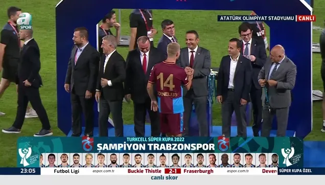 İZLE | Trabzonspor Turkcell Süper Kupa'yı havaya kaldırdı!