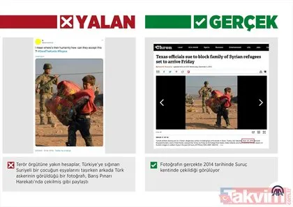 Barış Pınarı Harekatı’ndan rahatsız olan terör sevicileri kara propagandaya devam ediyor!