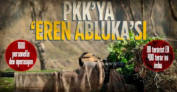 SON DAKİKA! 1600 personelle dev terör operasyonu! PKK’ya Eren Abluka kıskacı