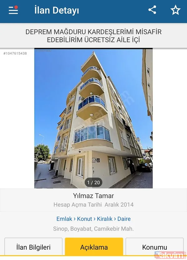 Helal be size! Kiralık evler depremzedeler için ücretsiz ilana dönüştü - 13