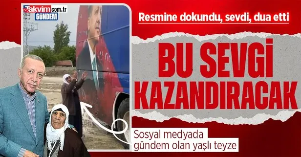 Ankara mitinginde Başkan Erdoğan’a sevgi seli! Yaşlı teyzenin o görüntüleri sosyal medyada gündem oldu