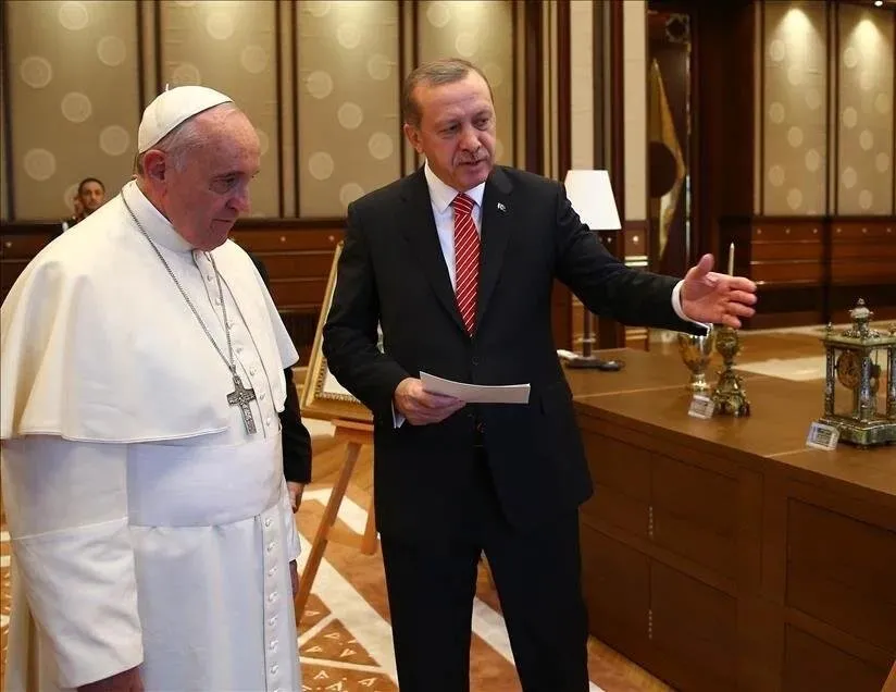 Başkan Erdoğan’dan Papa Fransuva’ya Filistin mektubu: Uluslararası toplum iş birliği ve eşgüdüm içinde hareket etmeli