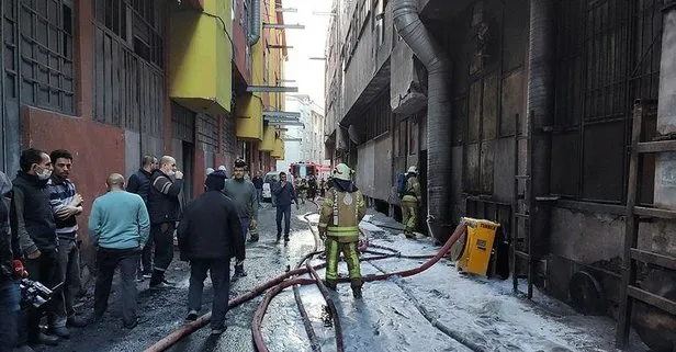 Son dakika: İstanbul Bayrampaşa’da sanayi sitesinde yangın