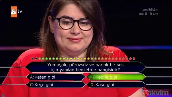 Kim Milyoner Olmak İster'de 125 bin TL'lik zor matematik sorusu: Hangisi bir narsistik sayı değildir? - 9