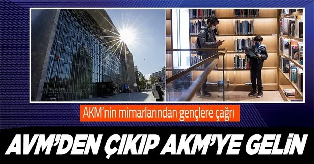 AKM’nin mimarlarından gençlere çağrı: AVM’ye değil AKM’ye gelin
