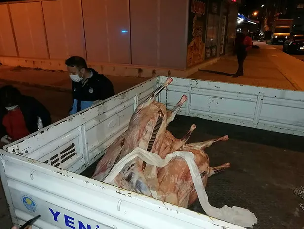 Son dakika: Mersin'de 200 kilo kaçak et ele geçirildi!-1