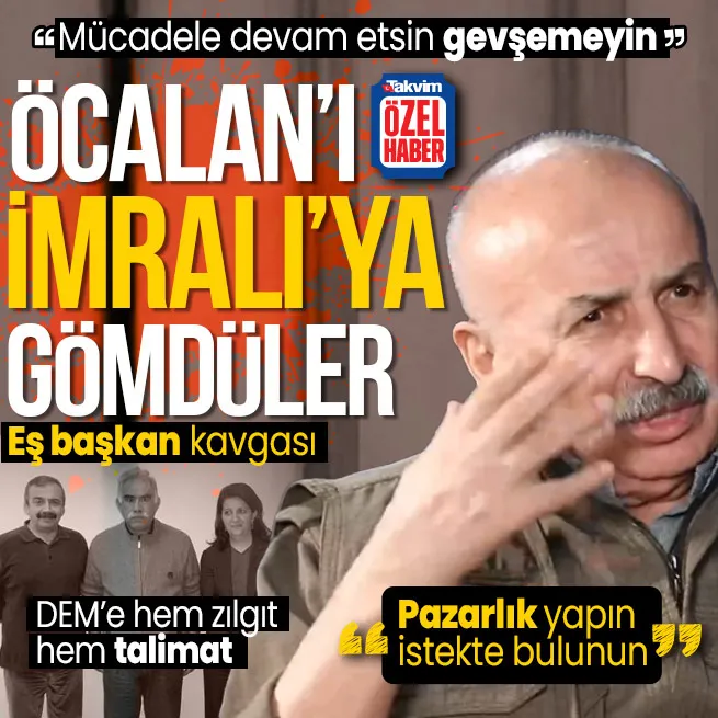 Öcalanı İmralıya gömdüler! Mustafa Karasunun Apo maskesi indi... DEM Kandili dinlerim dedi | Eş başkan kavgası
