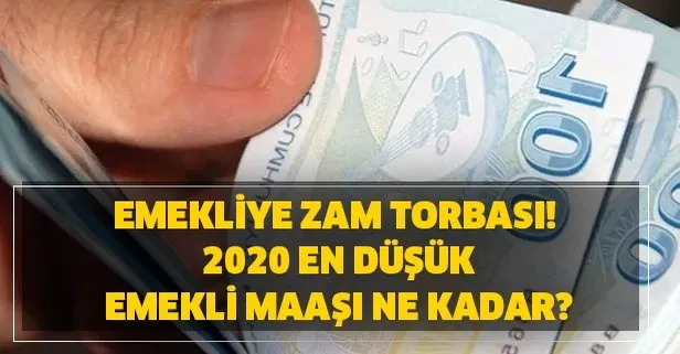En düşük taban emekli maaşı kaç TL oldu?