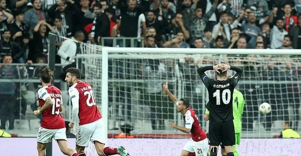 Beşiktaş Avrupa Ligi’nde 3. maçında da sıfır çekti, taraftarlarını kahretti!
