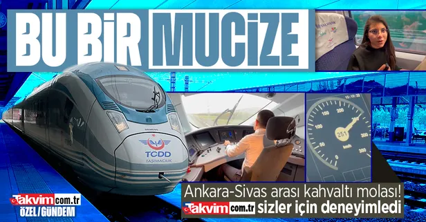 Ankara-Sivas arası kahvaltı molası: "Mucize gibi bir şey! İstanbul'da bile bir yerden bir yere gitmek 3-4 saat sürüyor"