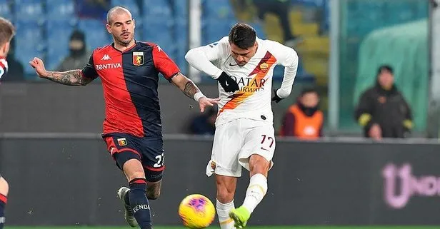 Roma, Cengiz Ünder’in de gol attığı maçta Genoa’yı 3-1 yendi