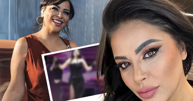 Derin yırtmaçlı elbisesiyle sahne alan Zara’nın kostümü sosyal medyaya damga vurdu!